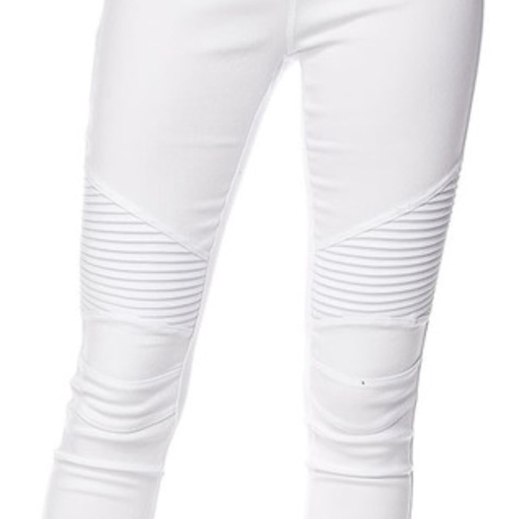 📣🚨💥SUMMER FLASH SALE💥🚨📣White Moto Jegging - Picture 4 of 4